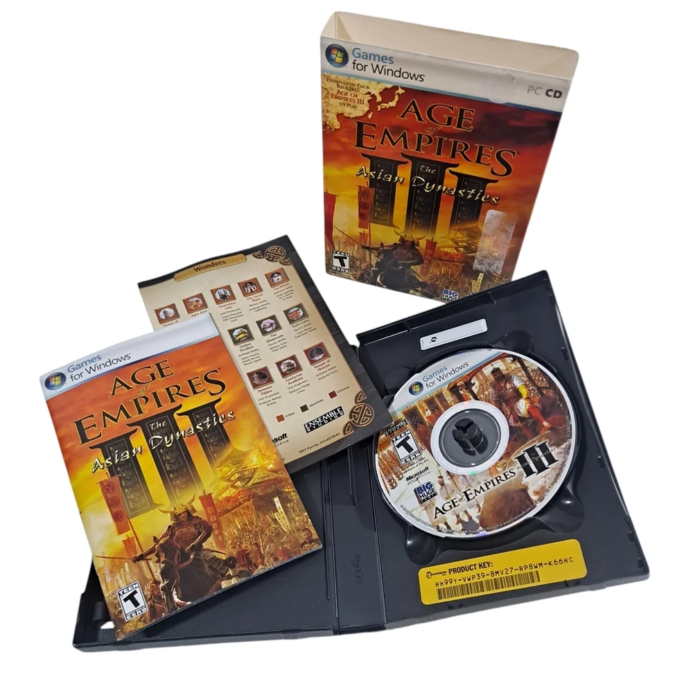 Microsoft Games Windows PC CD Age Of Empires III Golden Ed./The Asian Dynasties